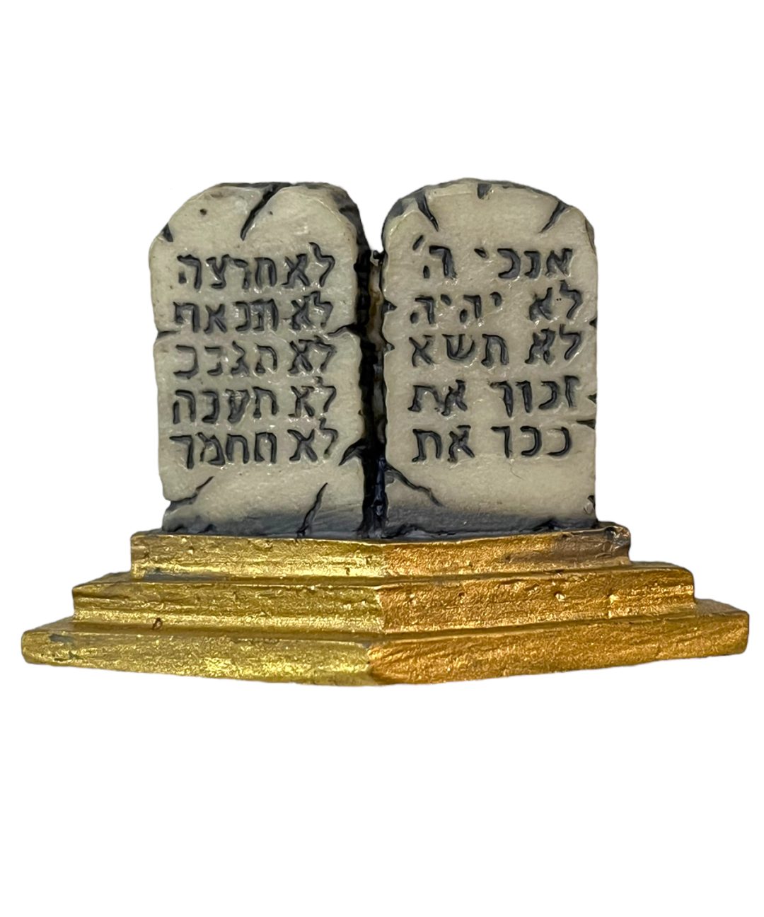 Pedra Dez Mandamentos Hebraico Pequena