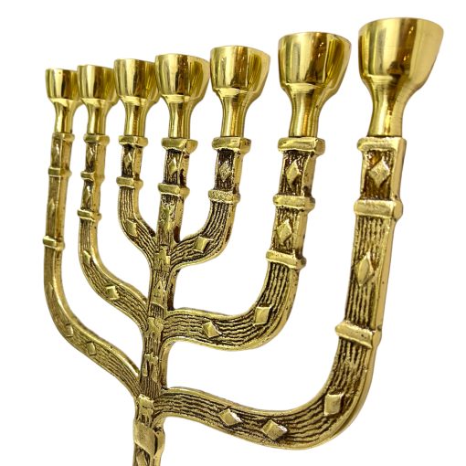 Candelabro Bronze Artesanal Médio - Imagem 2