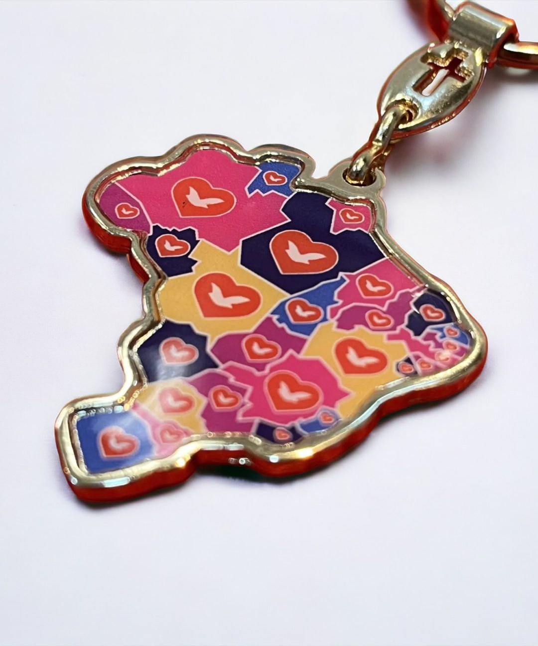 Chaveiro Mapa - Colorido