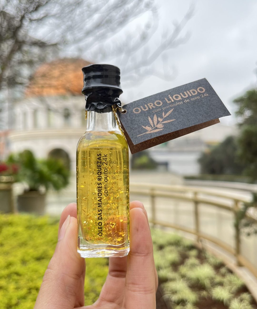 Azeite das Maiores Riquezas com Ouro 24K - Pequeno