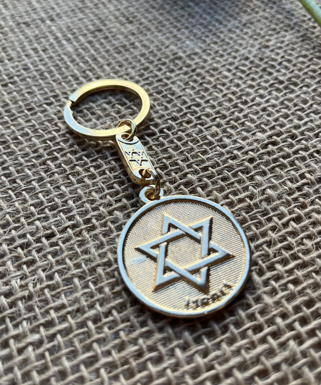 Chaveiro Estrela de Davi - ISRAEL