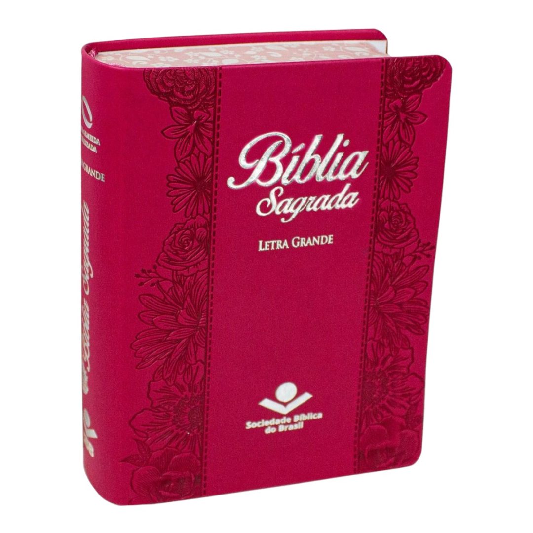 Bíblia Rosa Beiras Flores