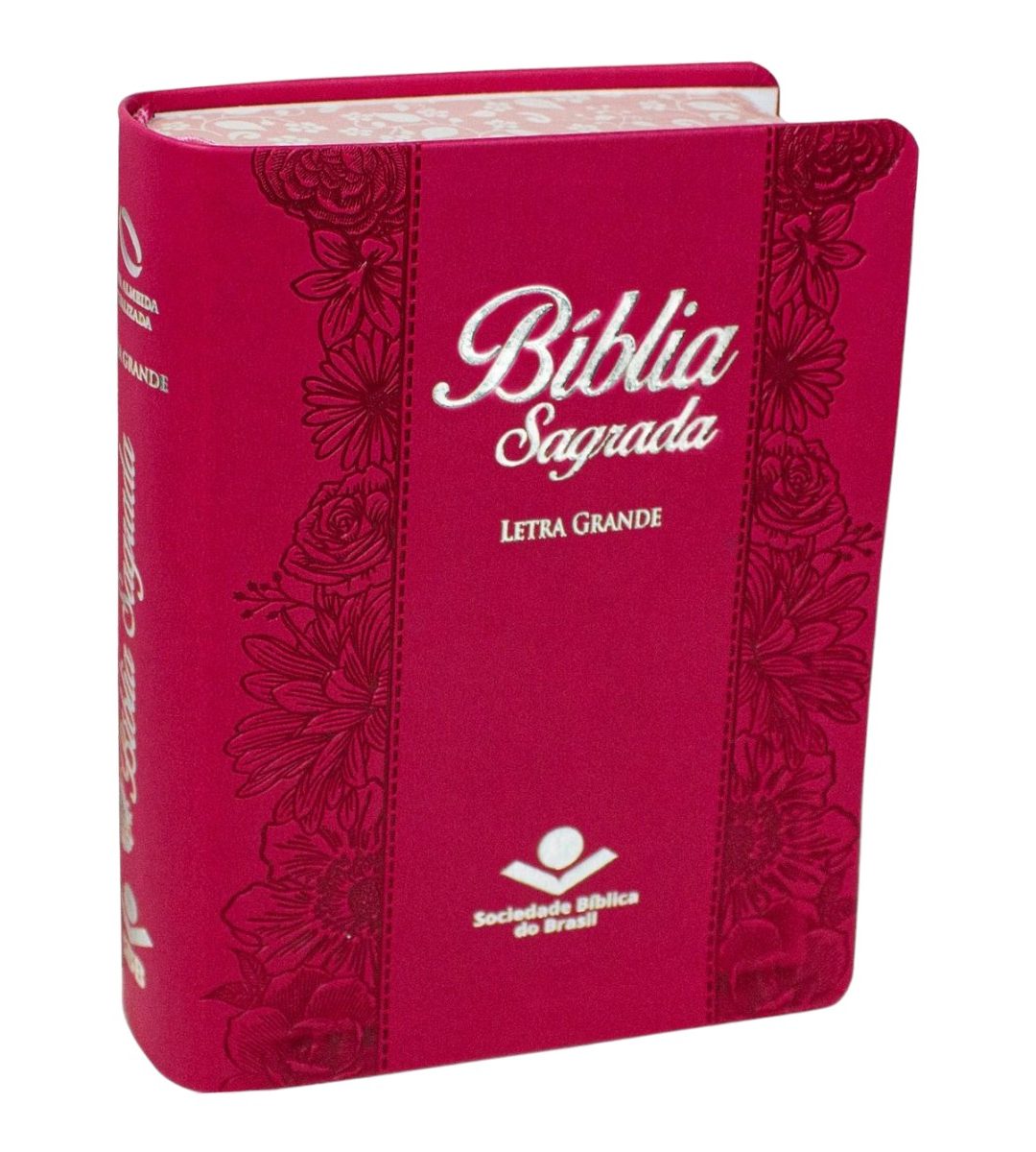 Bíblia Rosa Beiras Flores
