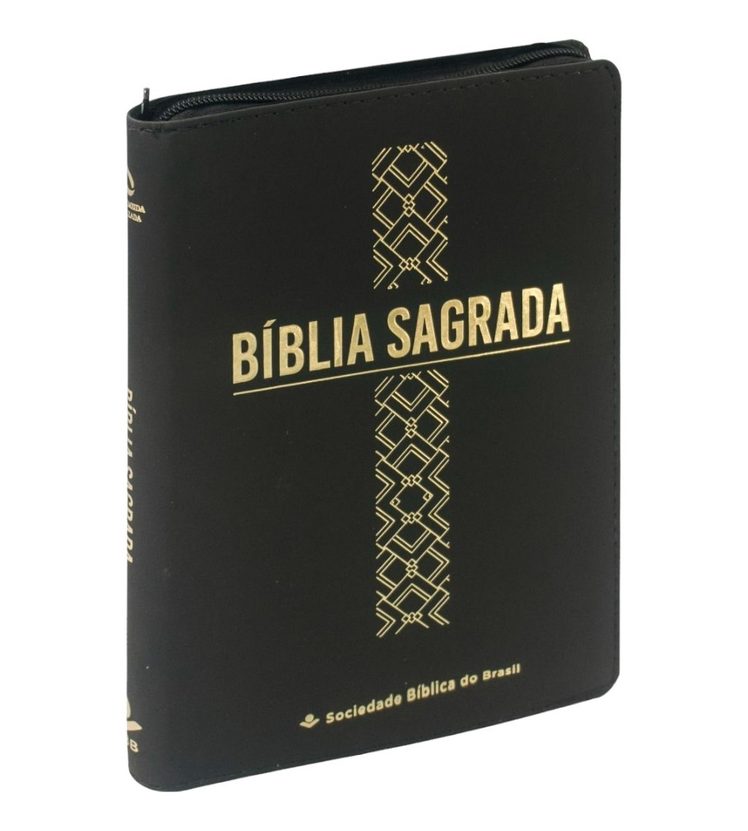 Bíblia Preta com Zíper