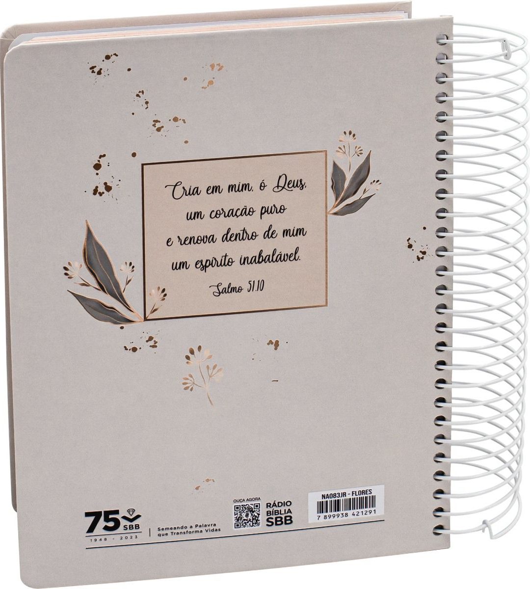 Bíblia Jornada e Anotações Flores