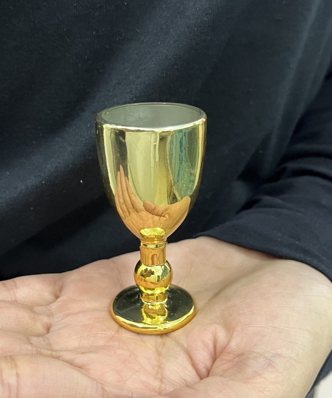 Taça de Vidro Metalizada - Mini 2