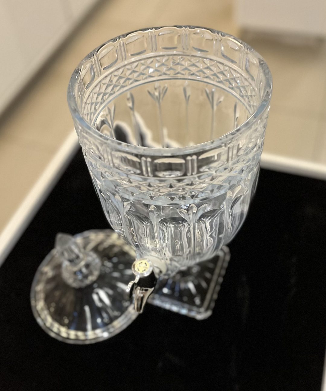 Dispenser de Cristal com Pé - 4L