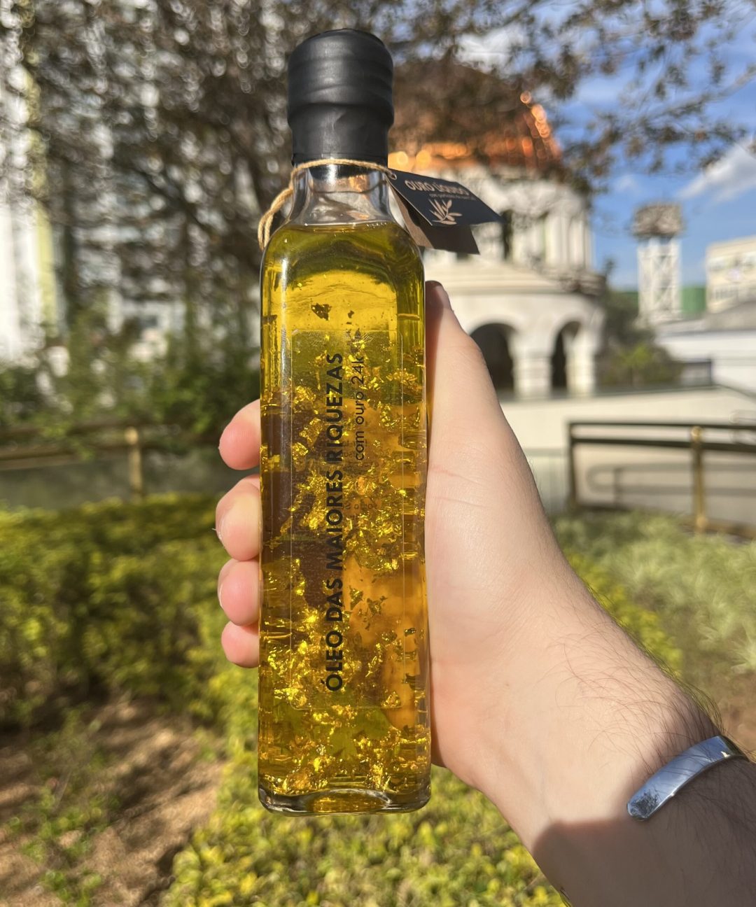 Azeite das Maiores Riquezas com Ouro 24K - Grande