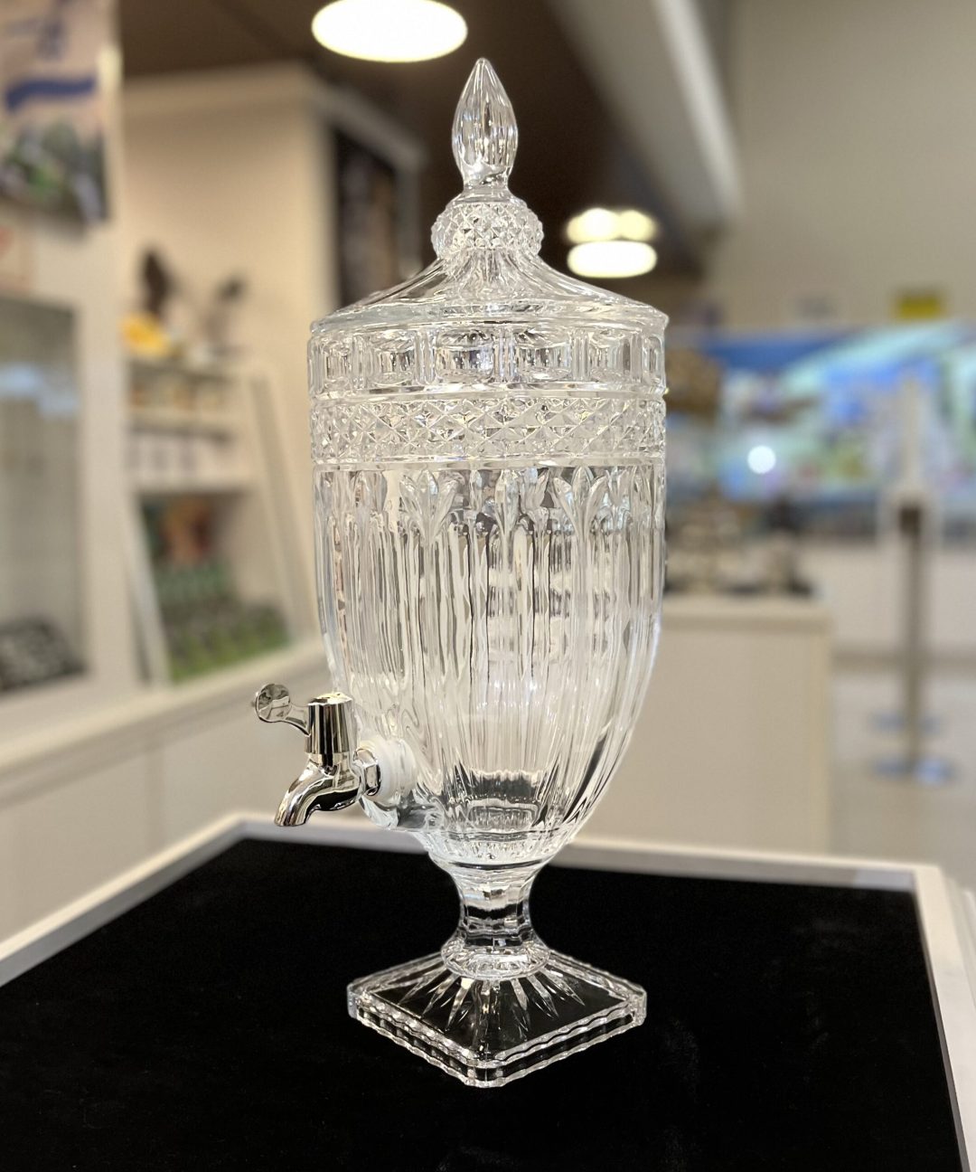 Dispenser de Cristal com Pé - 4L