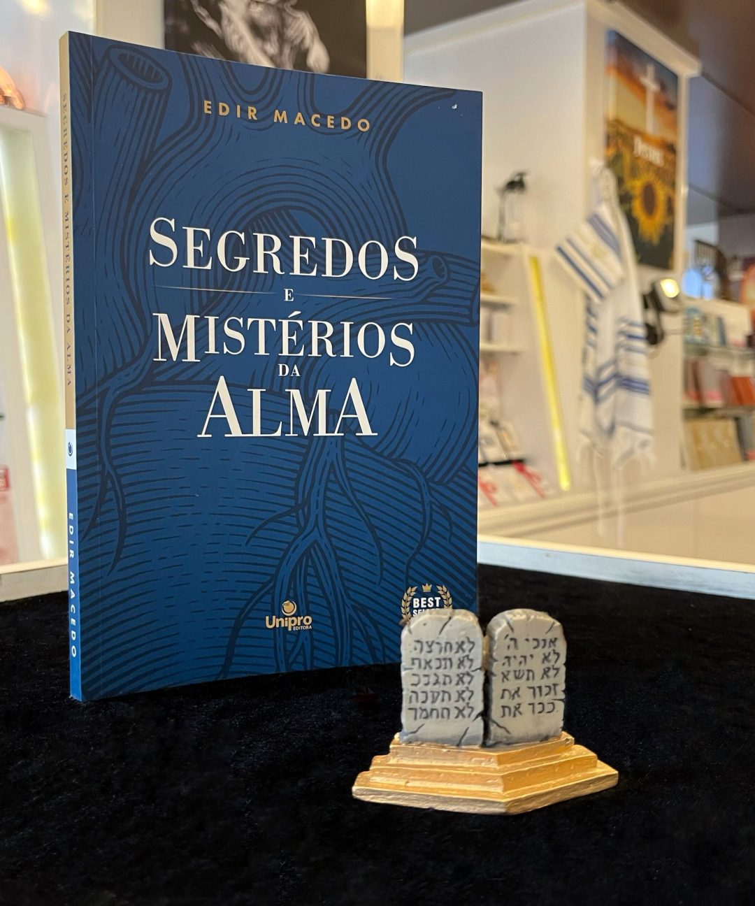 Pedra Dez Mandamentos Hebraico Pequena