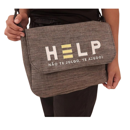 Bolsa HELP Cinza