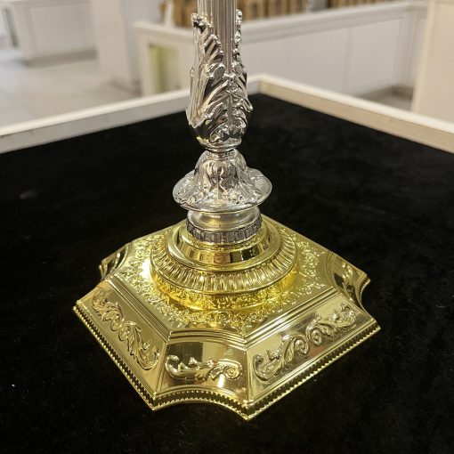 Candelabro Ouro e Prata - Imagem 4