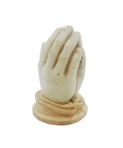 Escultura Mãos de Oração Bege