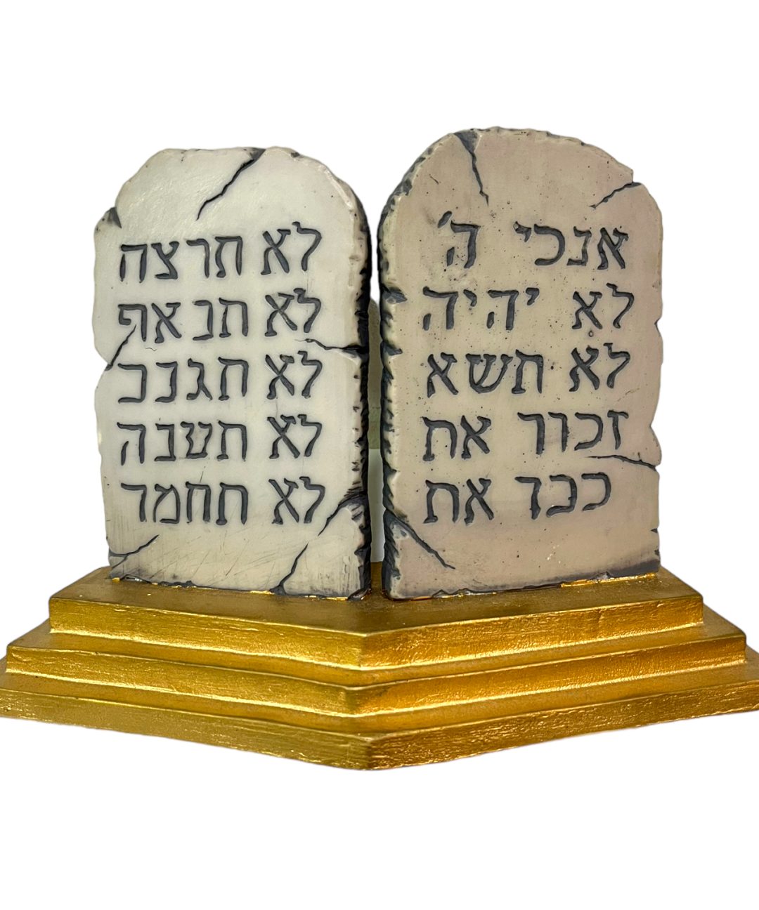 Dez Mandamentos em Hebraico Grande