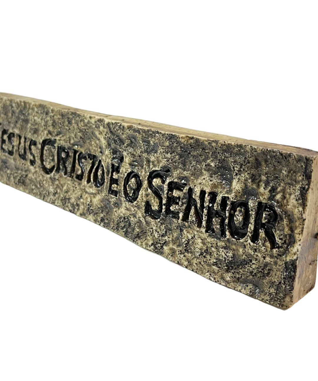 Pedra Jesus Envelhecida Grande
