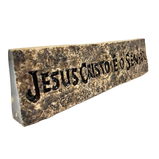 Pedra Jesus Envelhecida Grande