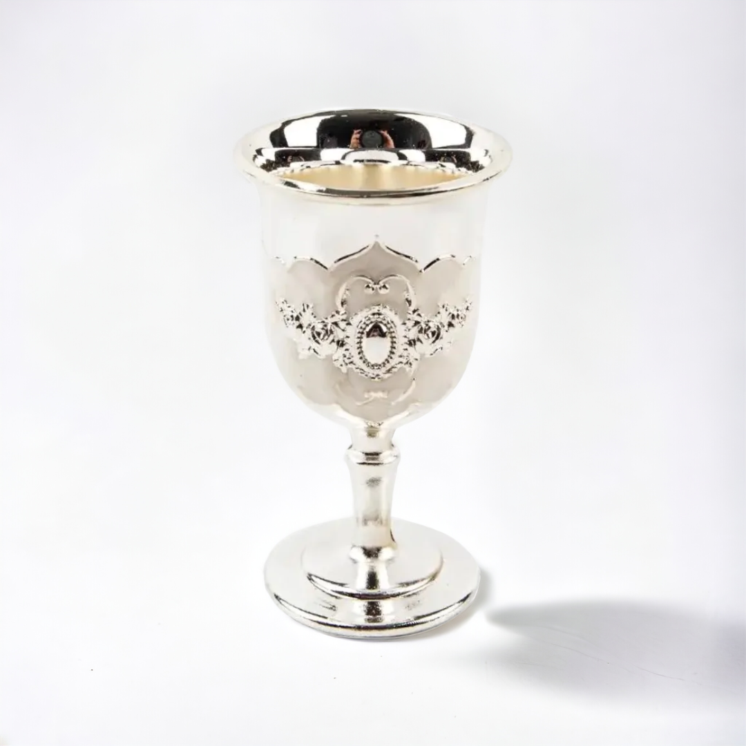Taça Prateada Metal Pequena