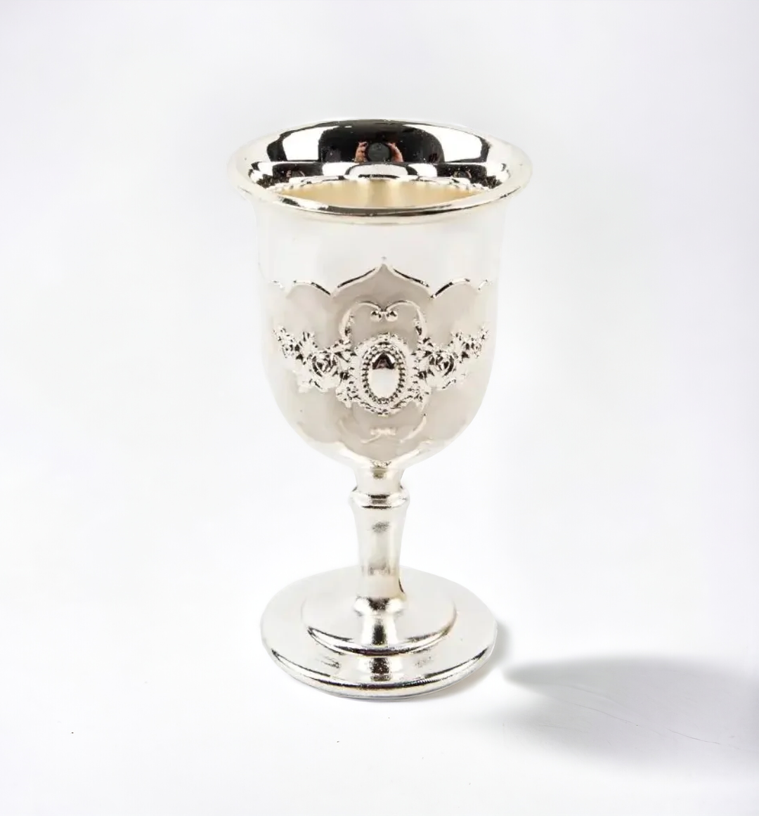 Taça Prateada Metal Pequena