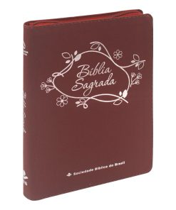 Bíblia Vinho com Zíper