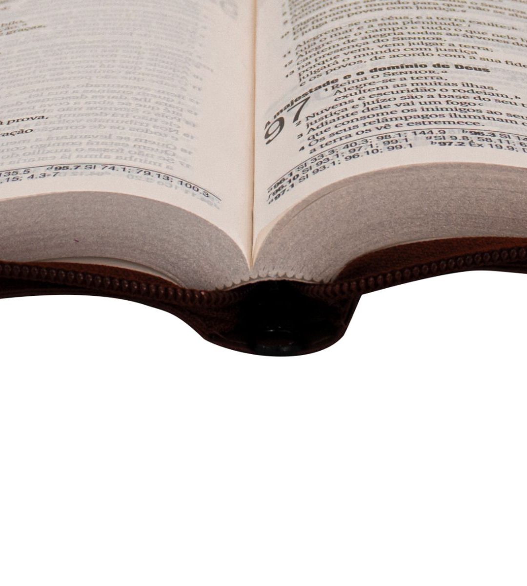 Bíblia Vinho com Zíper