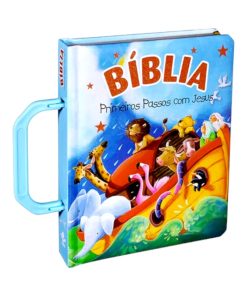 Bíblia Primeiros Passos Com Jesus | Alça Azul
