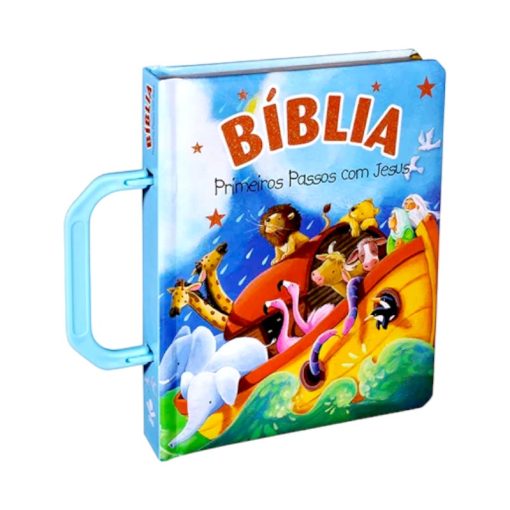 Bíblia Primeiros Passos Com Jesus | Alça Azul