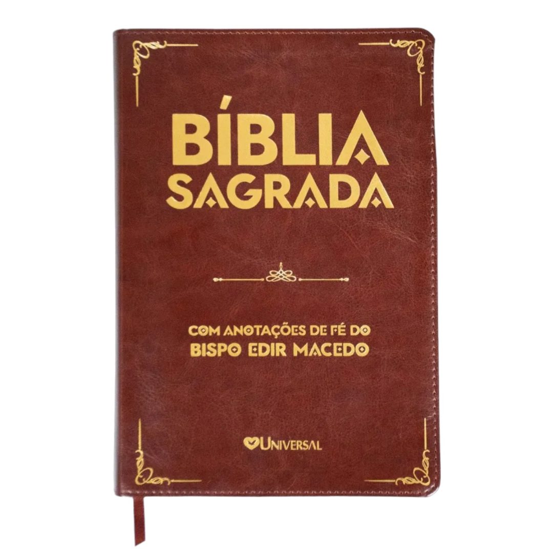 Bíblia Sagrada com Anotações de Fé do Bispo Edir Macedo