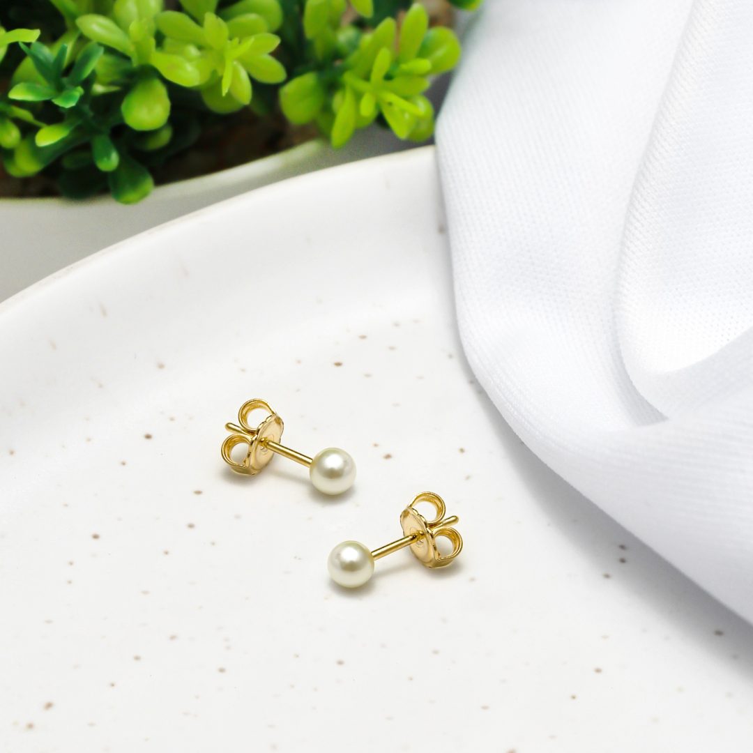 Brinco Pérola 4mm