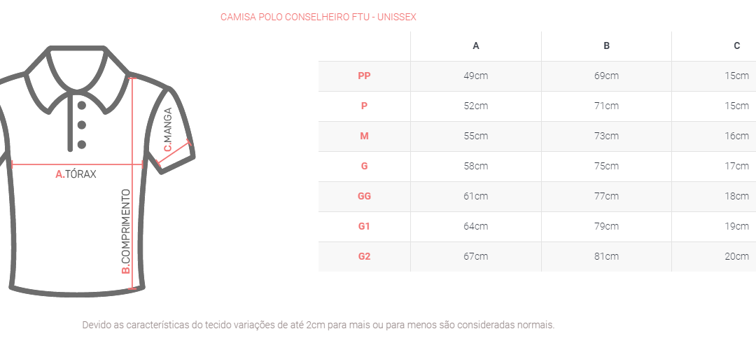 Camisa Conselheiro FTU Unissex