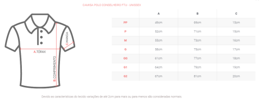 Camisa Conselheiro FTU Unissex - Imagem 3