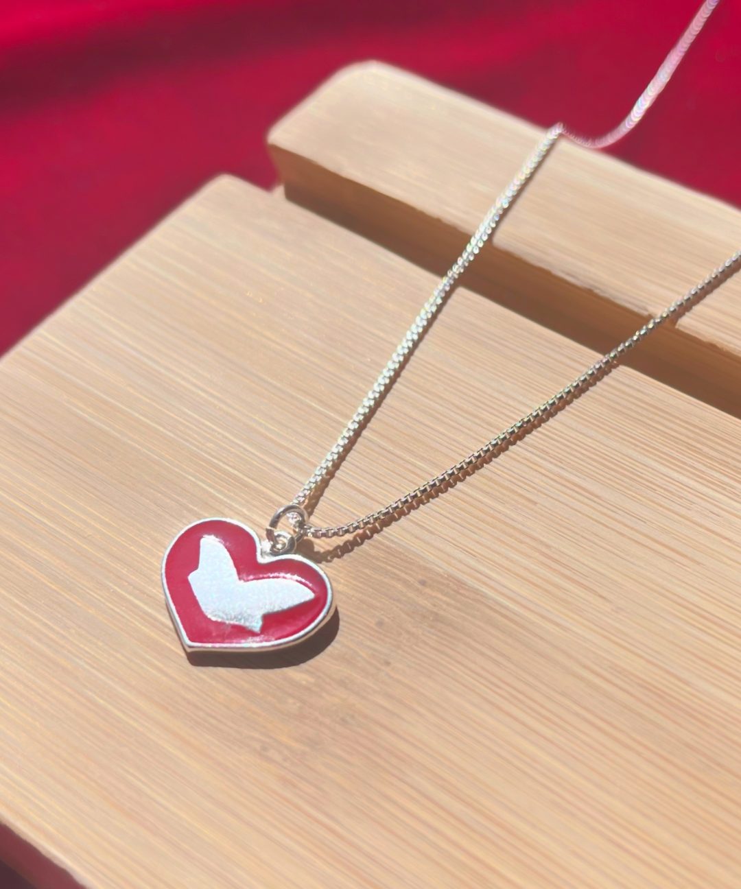 Gargantilha Coração IURD Prata