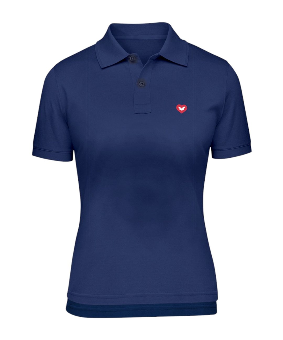Camisa Polo Indumentaria Azul Feminina