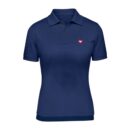 Camisa Polo Indumentaria Azul Feminina