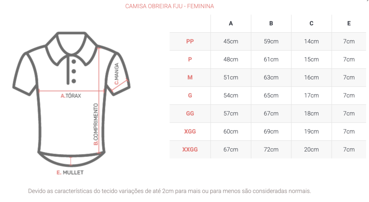 Camisa Obreira FJU - Feminina - Image 2