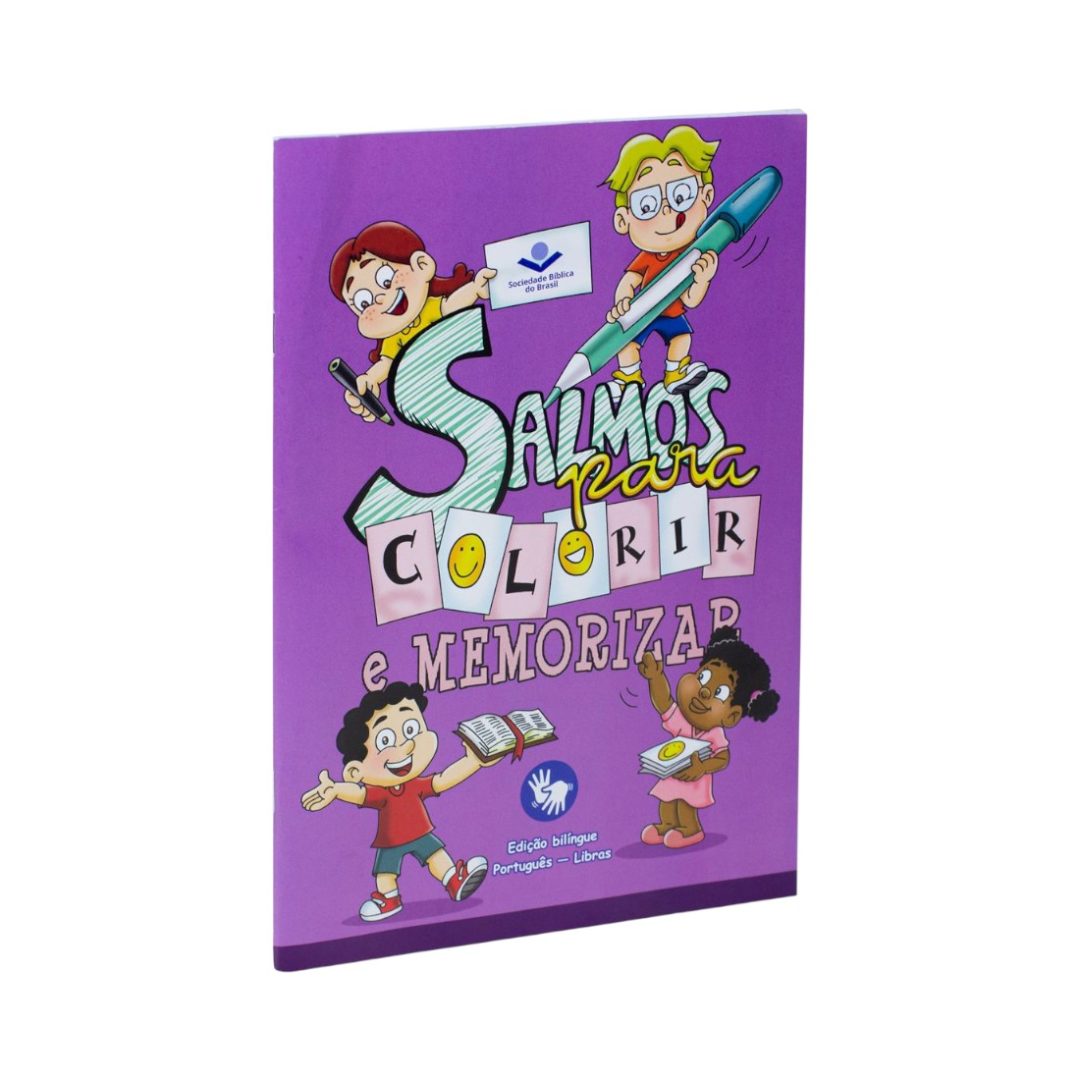 Salmos para Colorir e Memorizar - Português e Libras