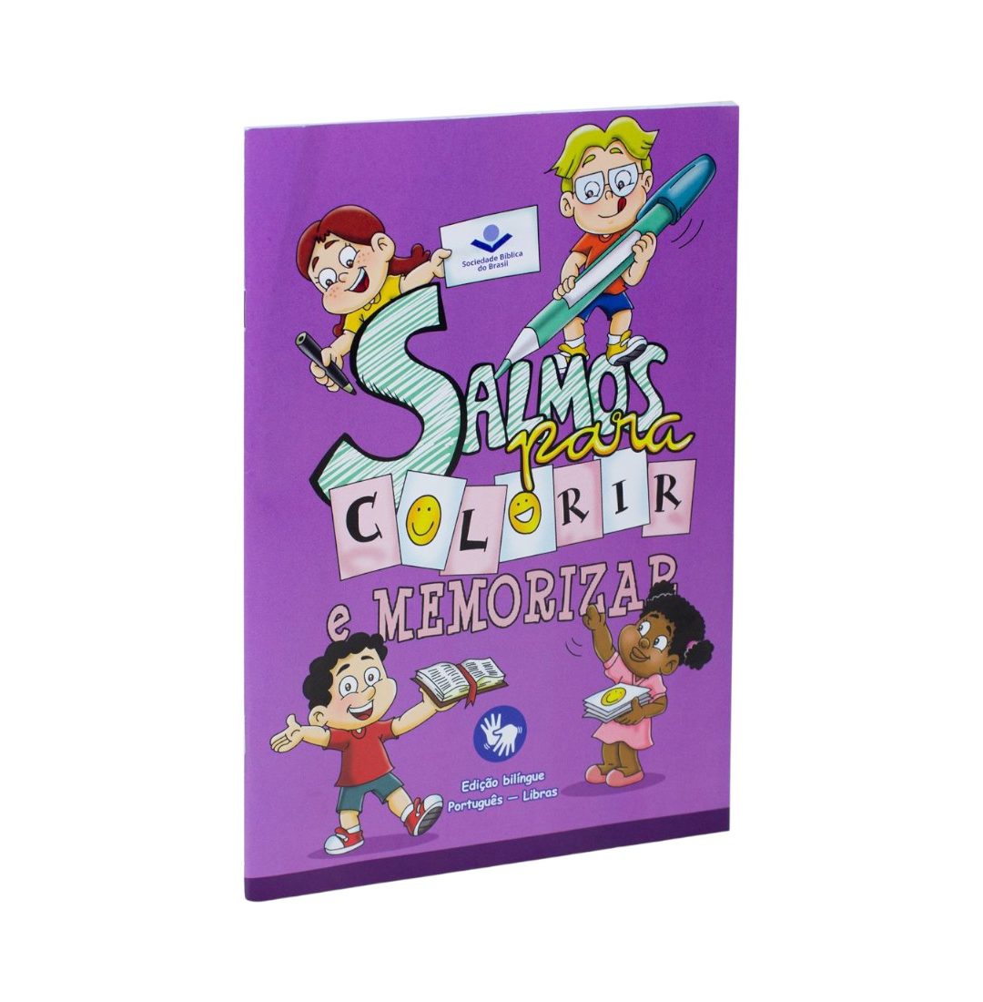 Salmos para Colorir e Memorizar - Português e Libras