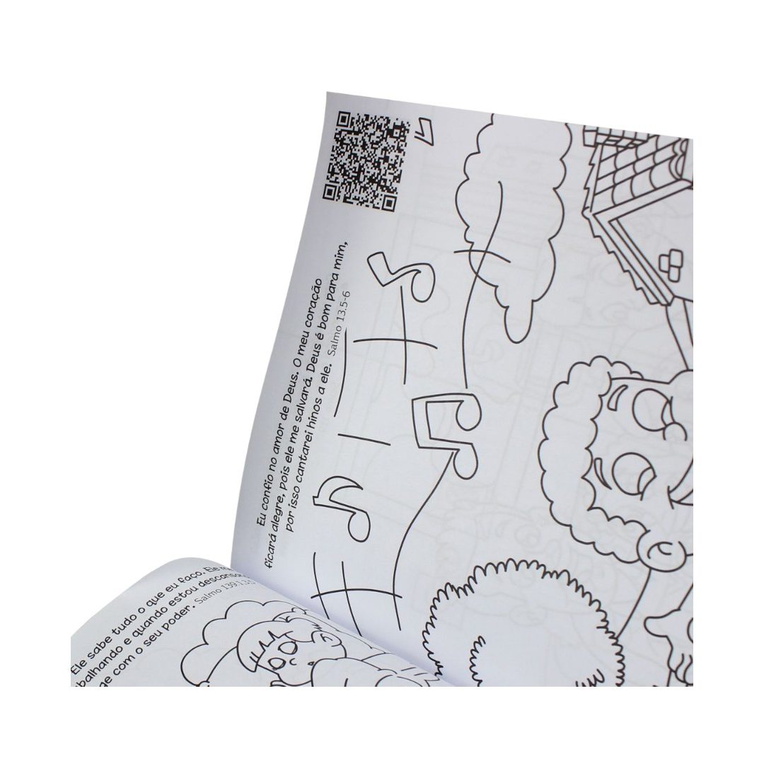 Salmos para Colorir e Memorizar - Português e Libras