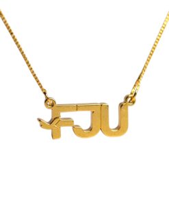 Colar FJU Folheado