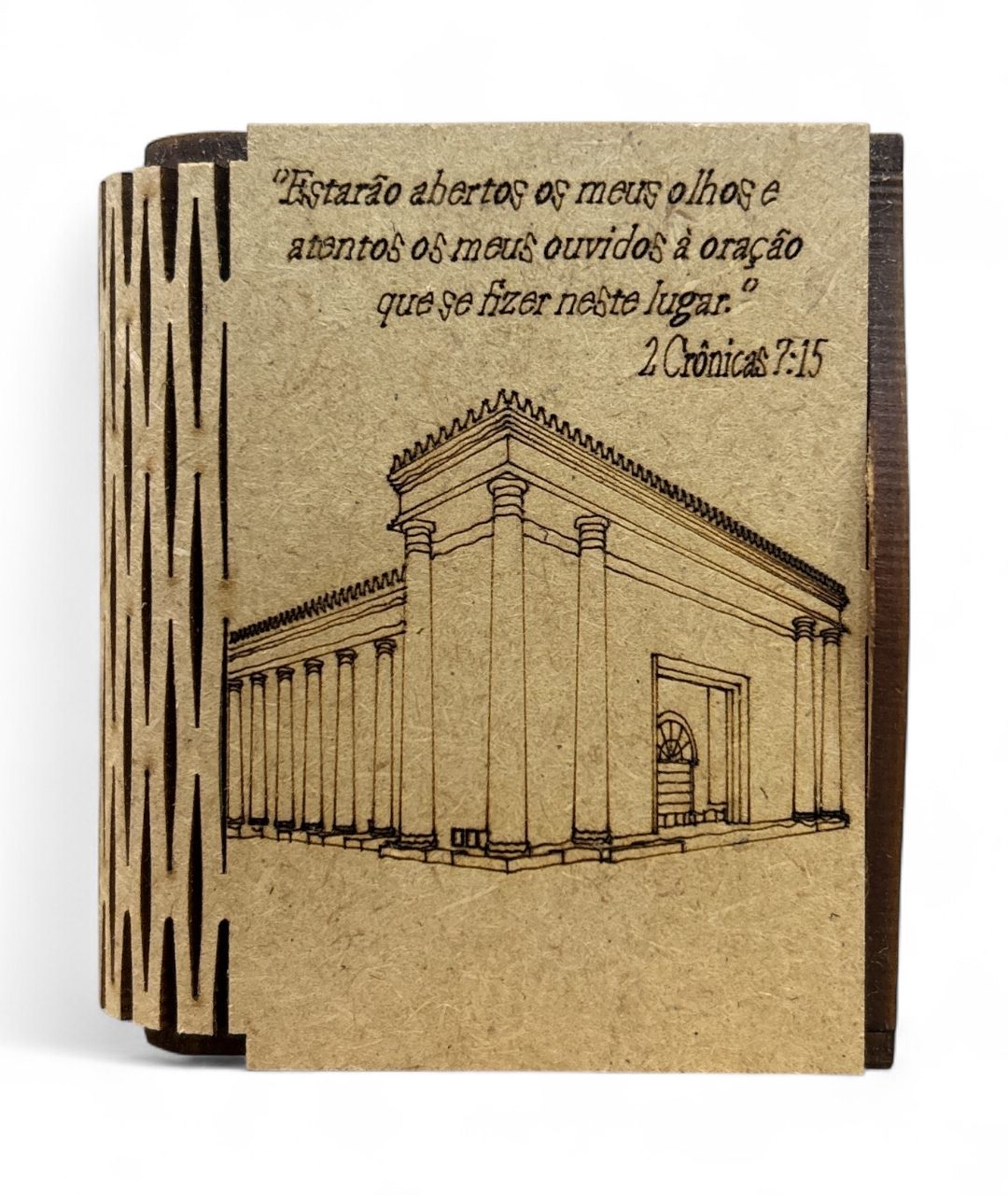 Caixinha de Promessa Crua - Templo de Salomão