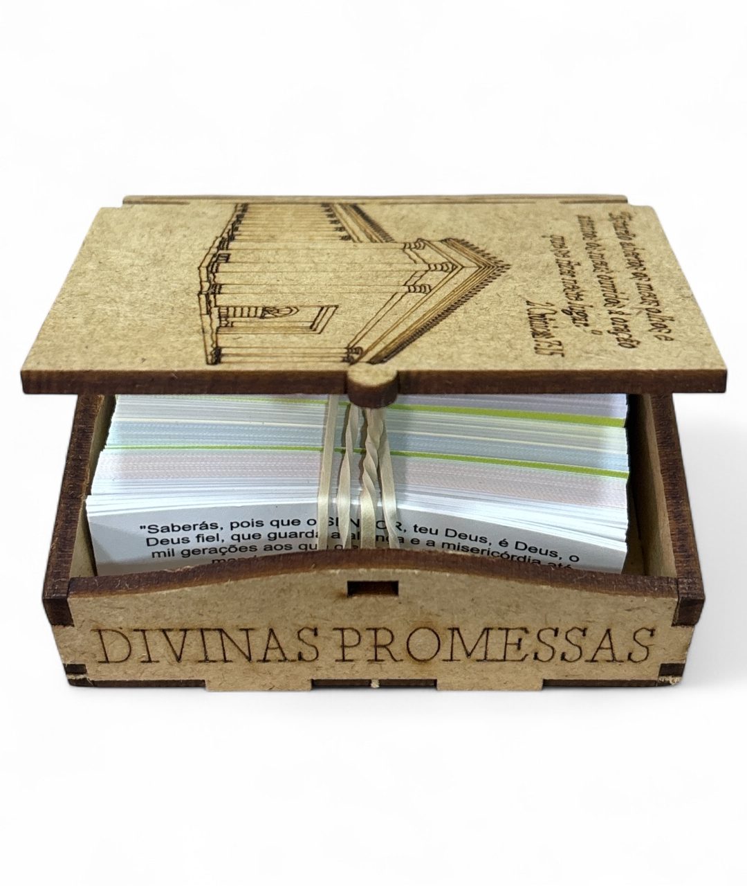 Caixinha de Promessa Crua - Templo de Salomão