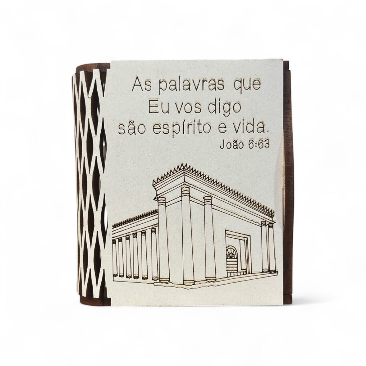Caixinha de Promessa Branca - Templo de Salomão - Imagem 2