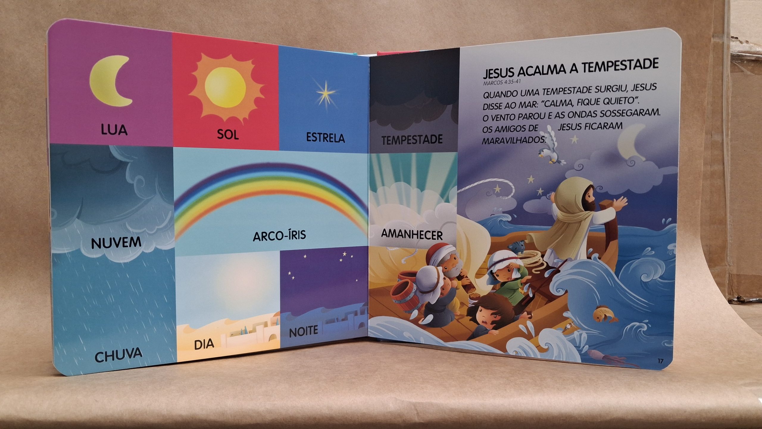 Livro Almofadado médio Minhas 100 primeiras palavras bíblicas - Imagem 5