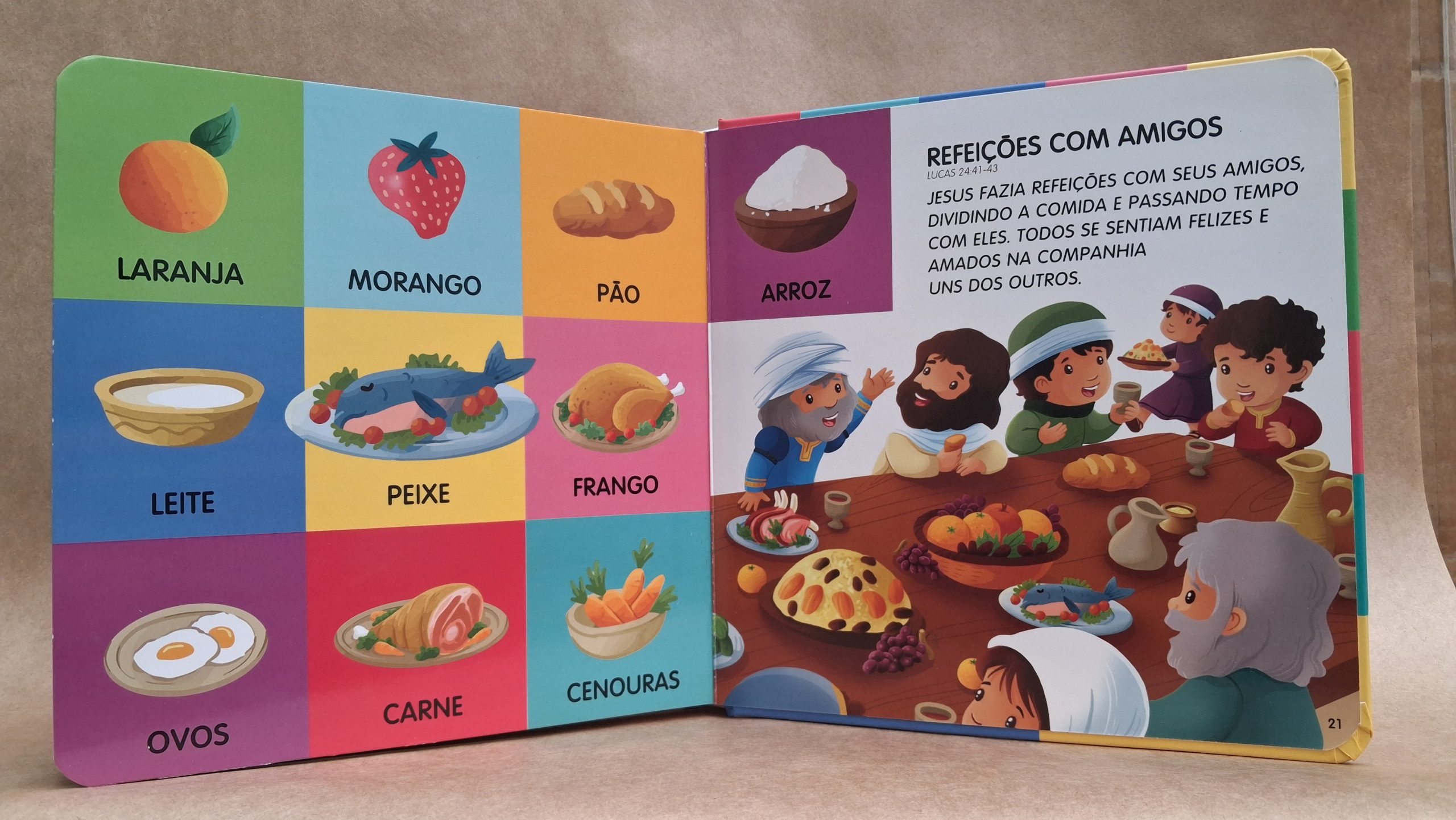 Livro Almofadado médio Minhas 100 primeiras palavras bíblicas - Imagem 4