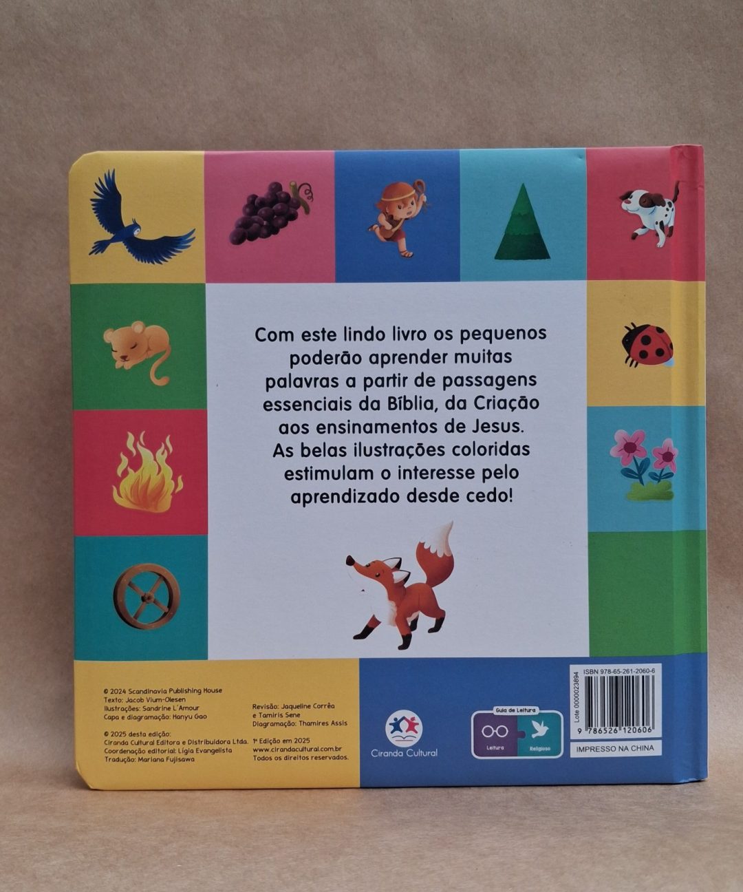 Livro Almofadado médio Minhas 100 primeiras palavras bíblicas