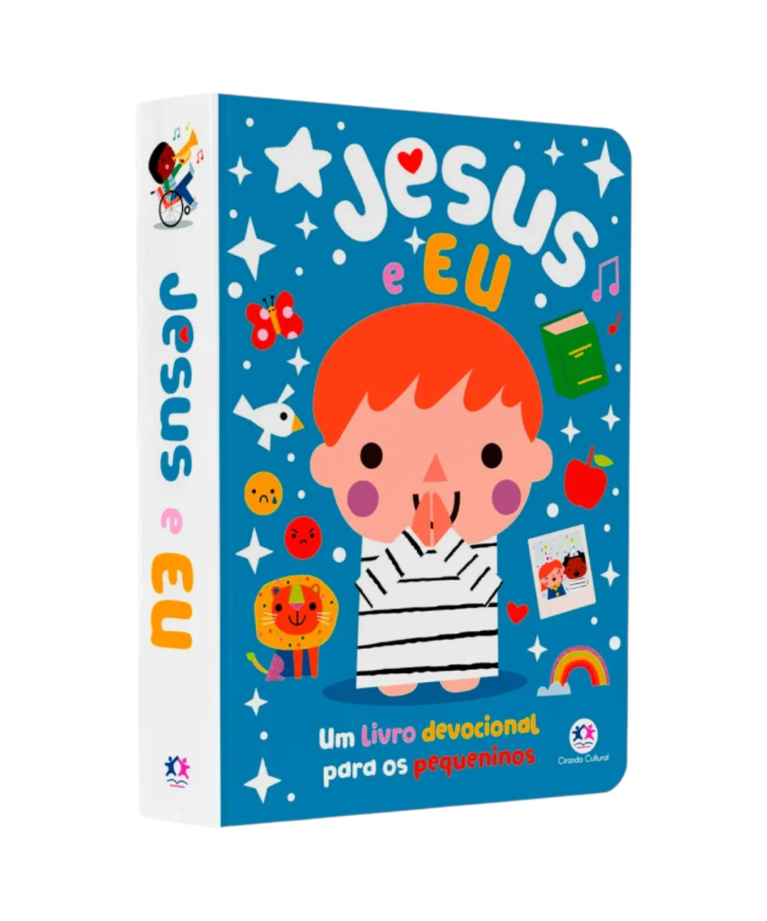 Livro Almofadado médio Jesus e Eu