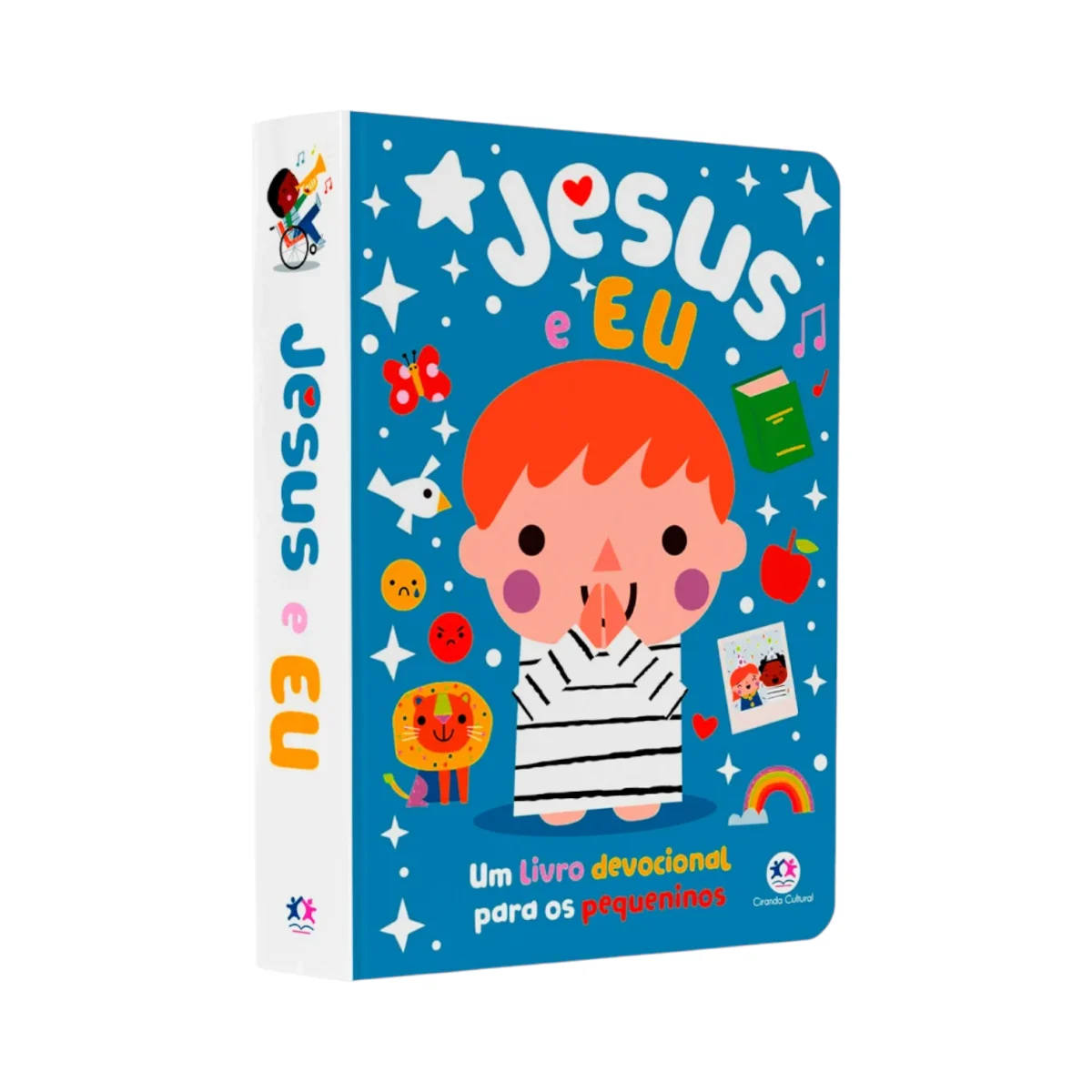 Livro Almofadado médio Jesus e Eu