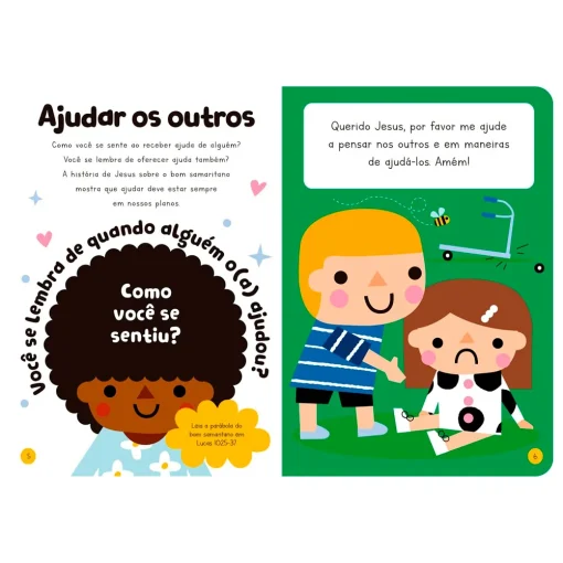 Livro Almofadado médio Jesus e Eu - Imagem 3