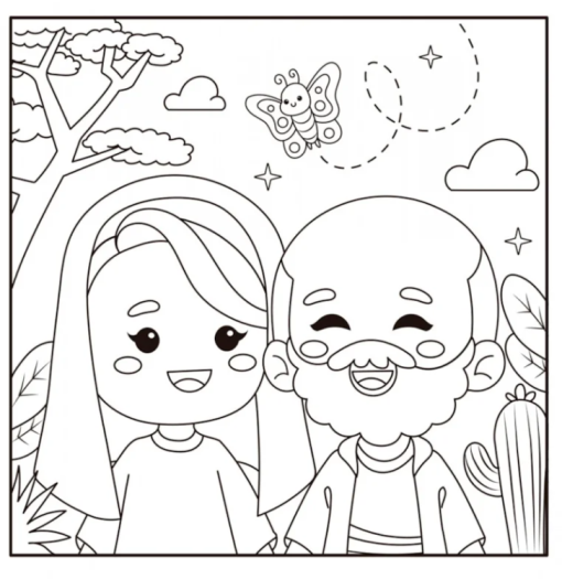 A arca de Noe para colorir + 6 Canetas - Imagem 3