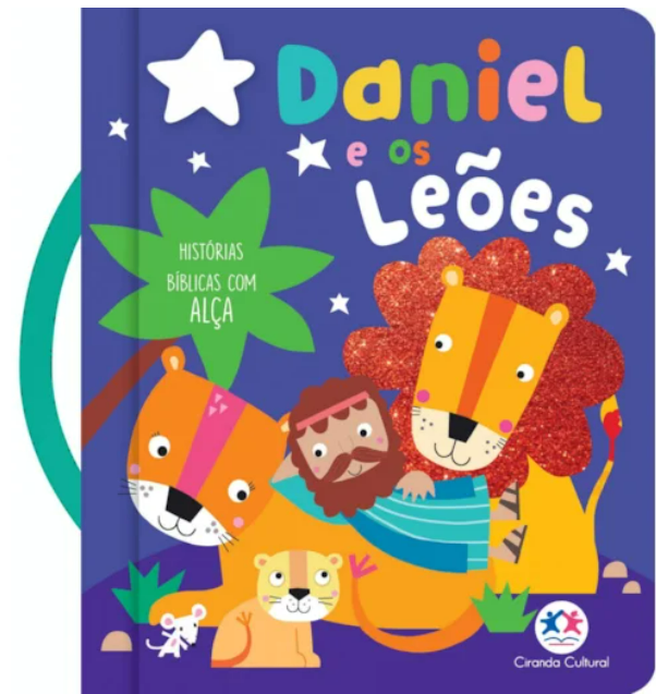 Livro Almofadado pequeno Daniel e os Leões