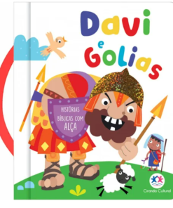 Livro Almofadado pequeno Davi e Golias